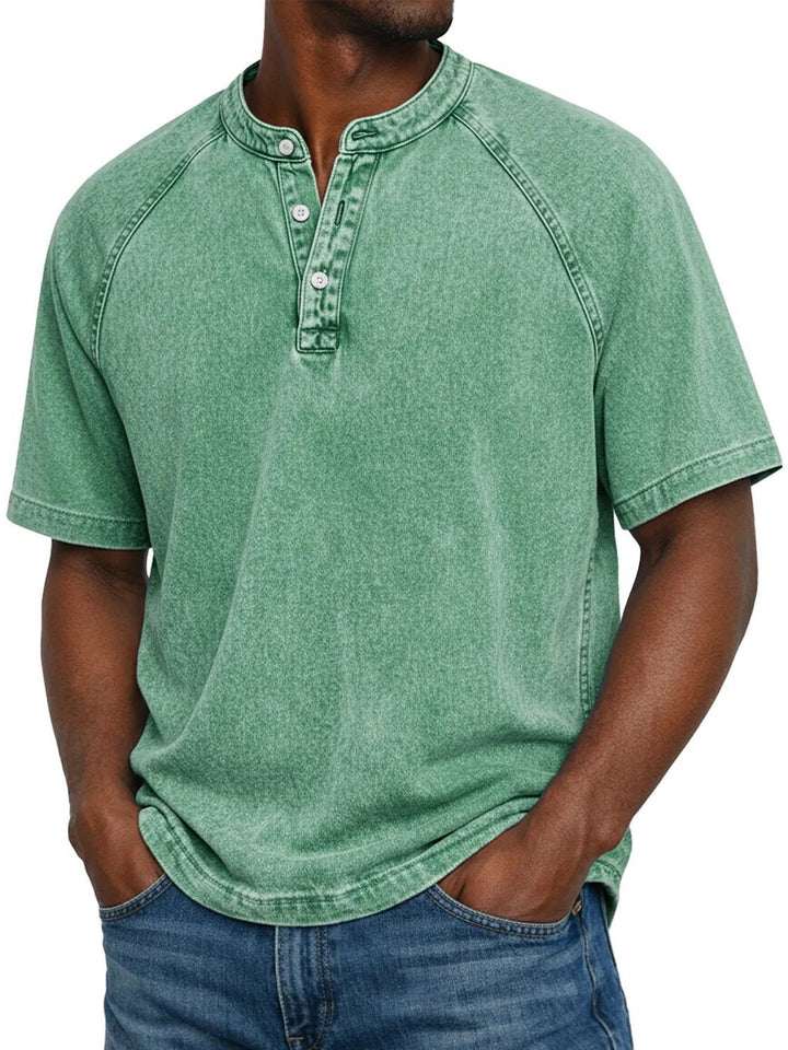 Flynn - Soft-Touch Vintage-Washed T-Shirt
