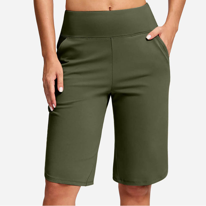 Kendall - High Waist Pocket Biker Shorts