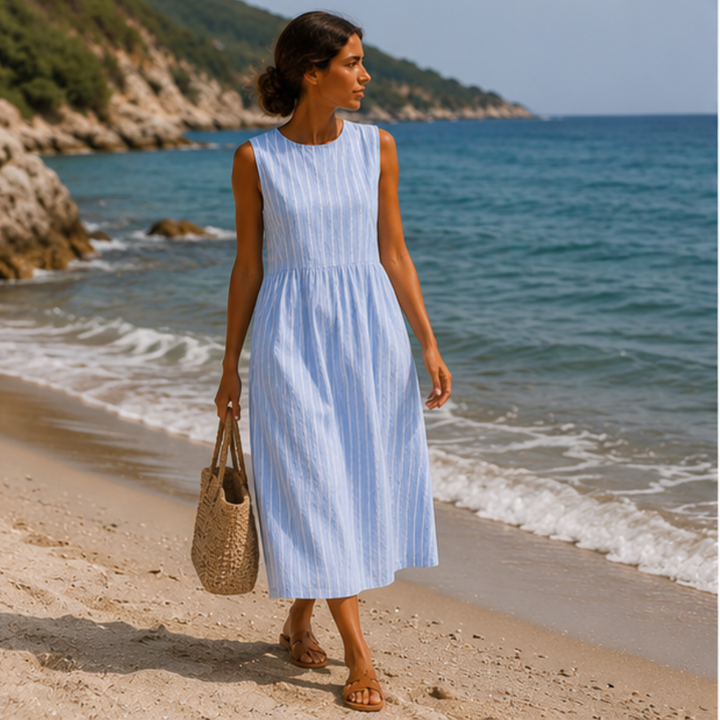 Natasha - Lightweight Striped Dress