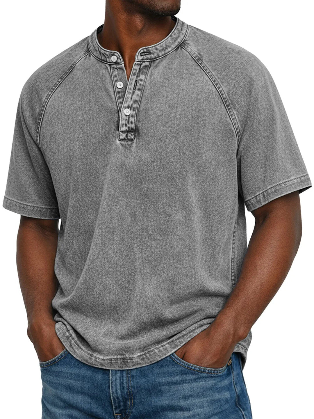 Flynn - Soft-Touch Vintage-Washed T-Shirt