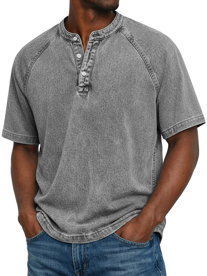 Flynn - Soft-Touch Vintage-Washed T-Shirt