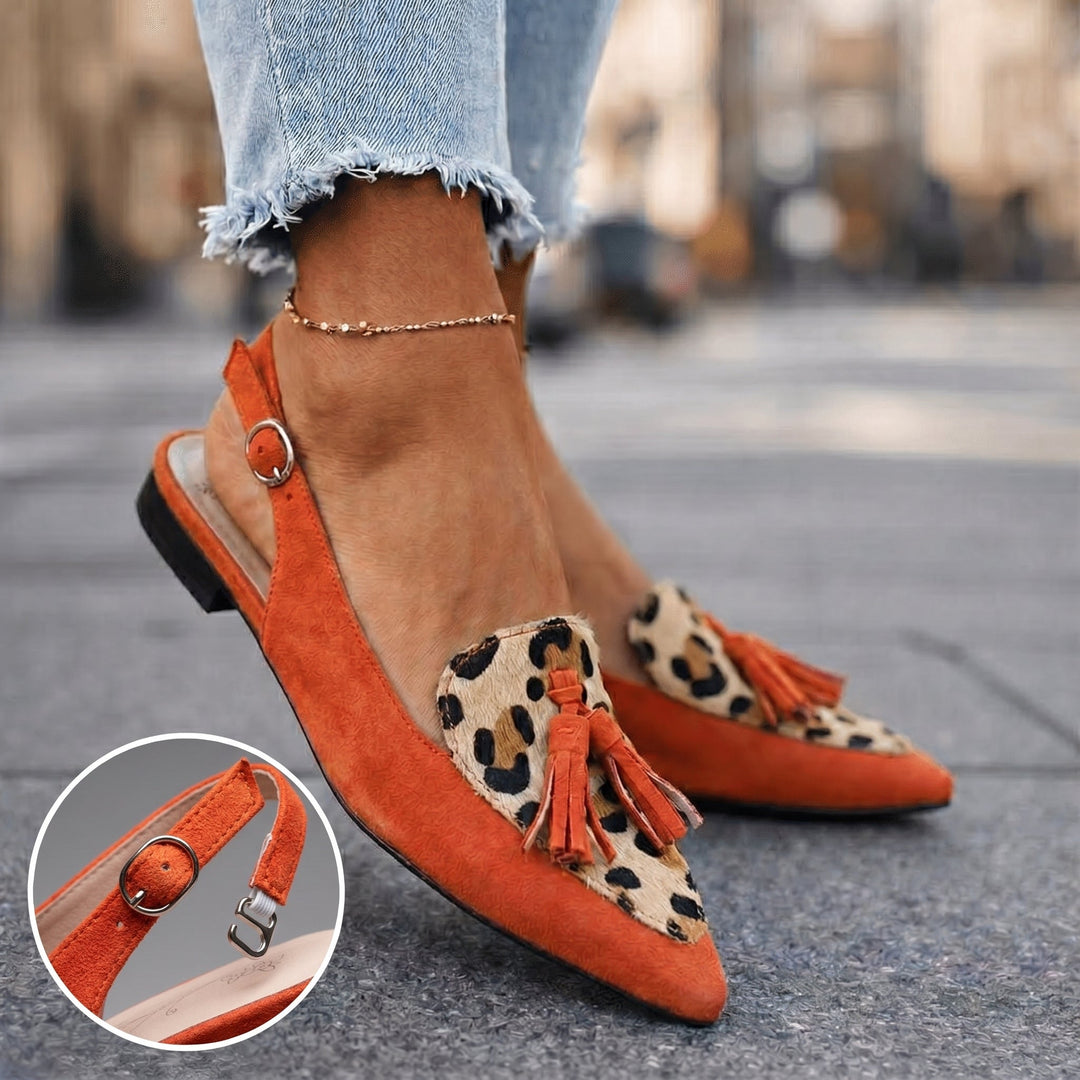 Margot - Soft-Touch Tassel Slingback Sandals