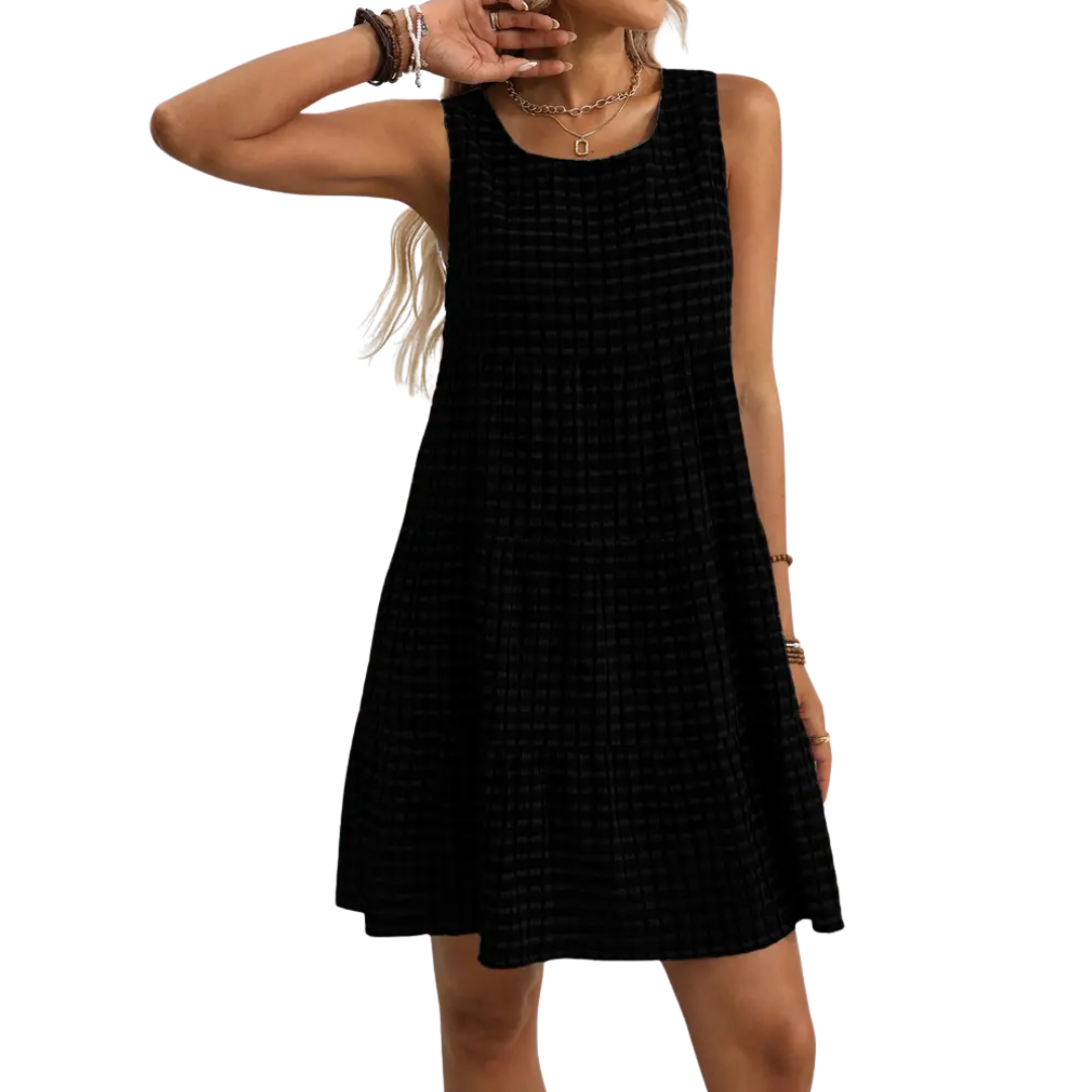 Elsie - Sleeveless Tiered Mini Dress