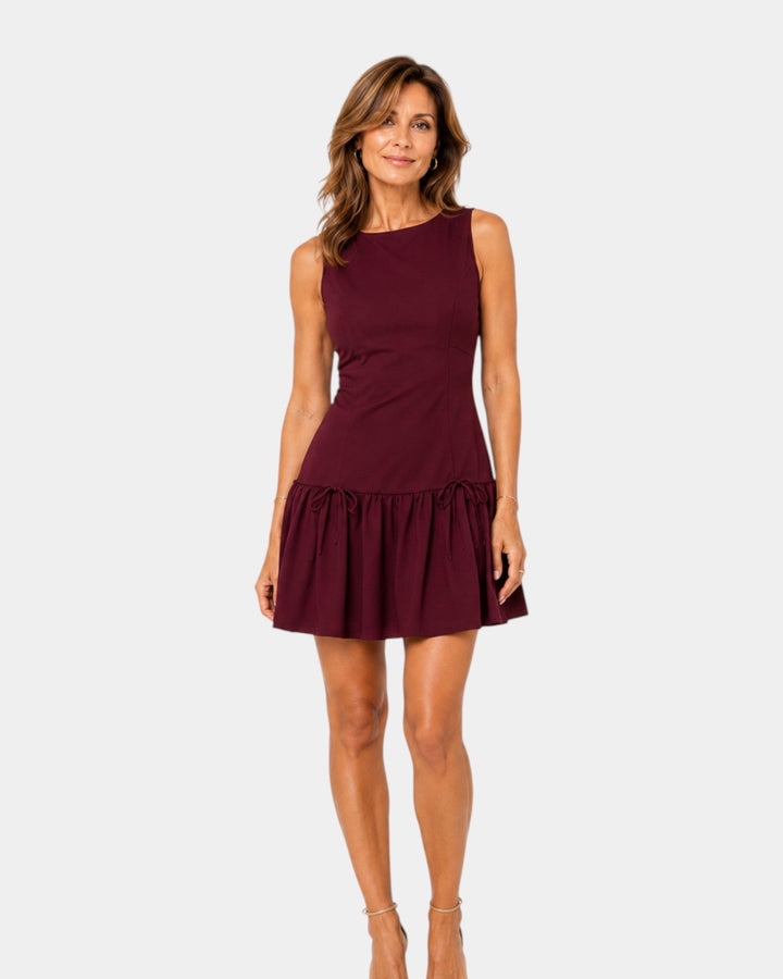 Dulcie - Refined Pleated A-Line Dress