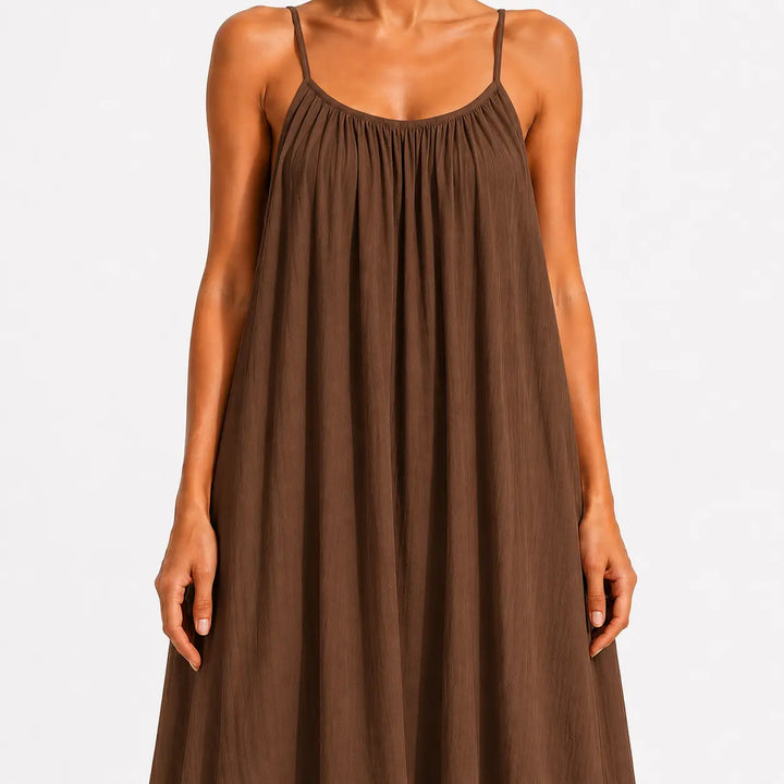 Melody - Soft-Touch V-Neck Wrap Midi Dress