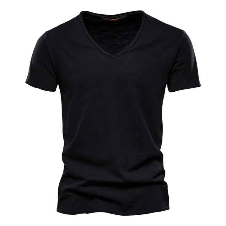 Jackson - Soft-Touch Slub V-Neck T-Shirt