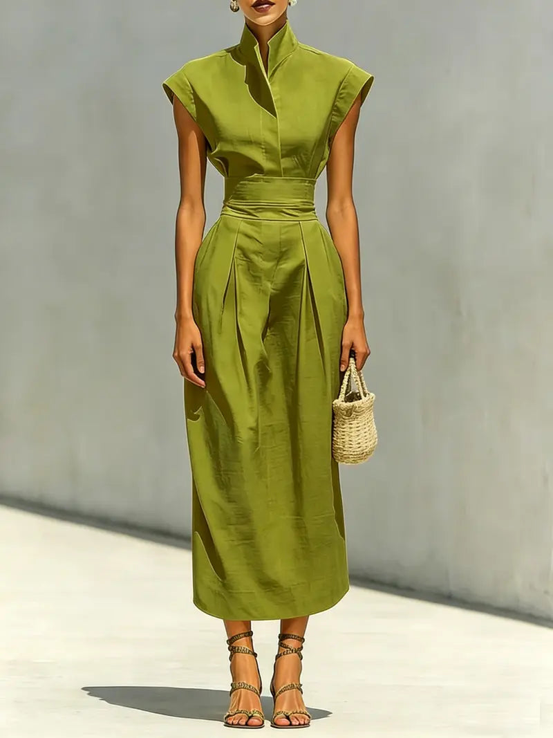 Kiera - Structured Midi Dress
