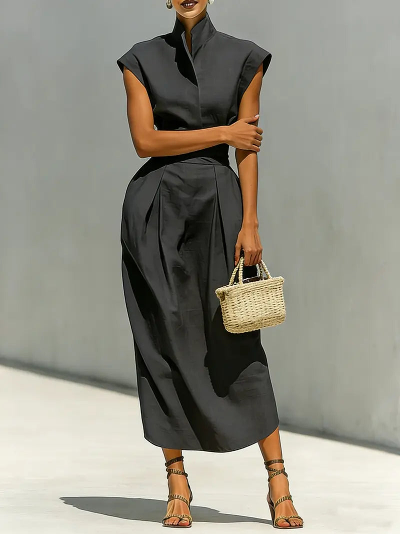 Kiera - Structured Midi Dress