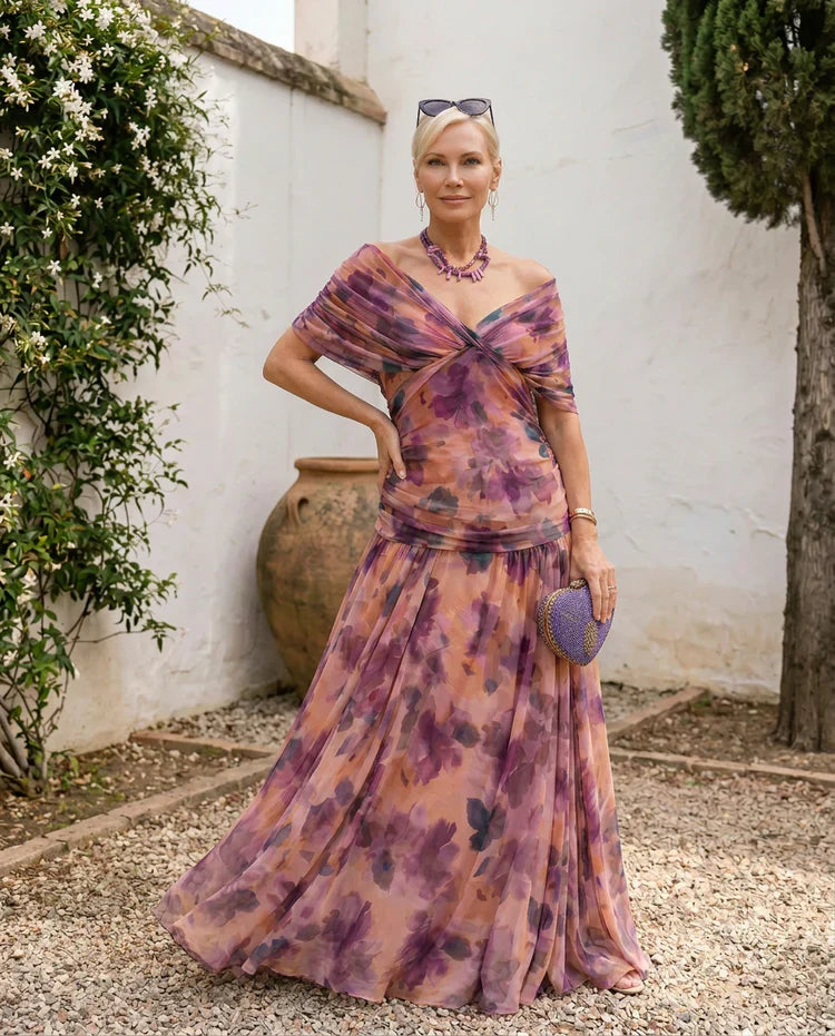 Samantha - Elegant Draped Dress